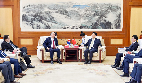 Jilin official meets with Cuban Ambassador to China