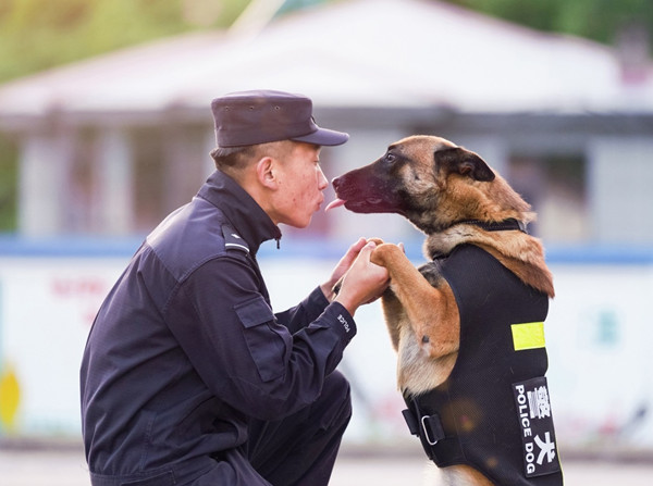 Border police partner up with man's best friend
